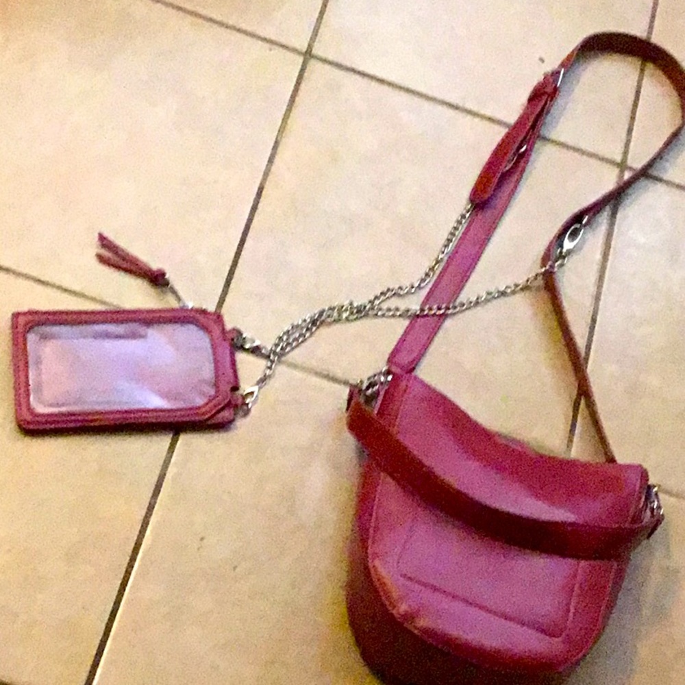 Red 2 in 1 bag w phone case